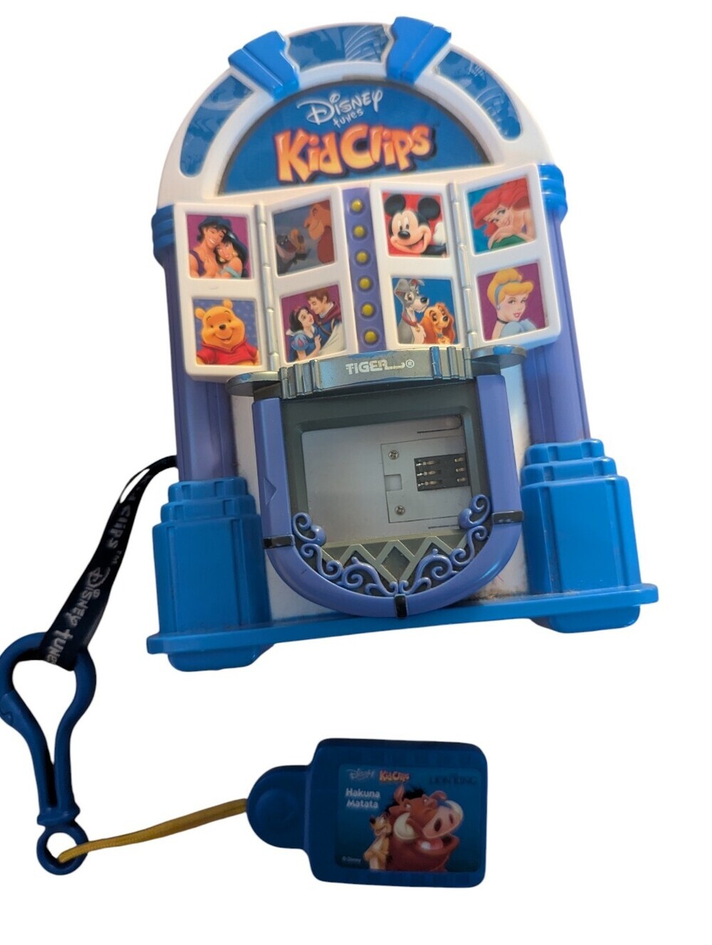 Vintage Disney Tunes KidClips Jukebox Music Player Tiger Electronics 2002